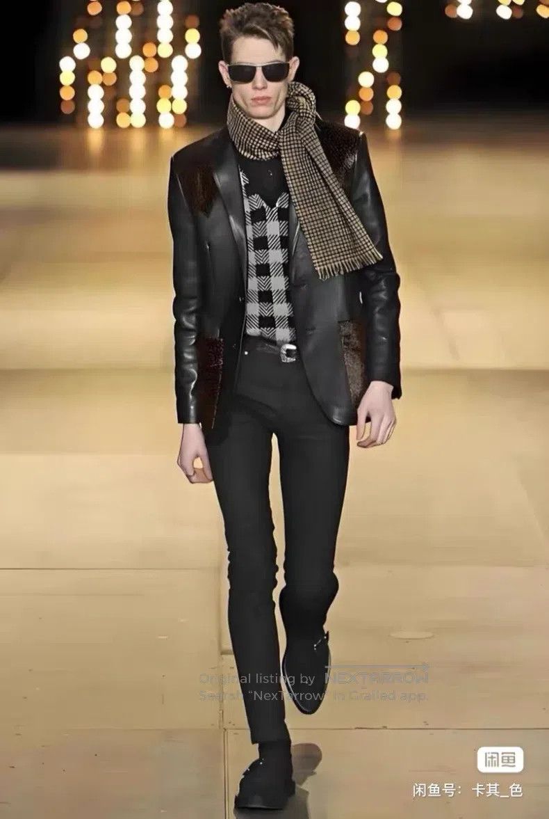 Saint Laurent Paris Saint Laurent Paris Leopard Print Men's Leather Jacket Size US M / EU 48-50 / 2 - 2 Thumbnail