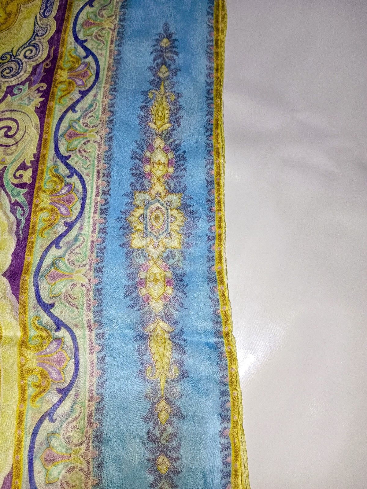 Etro ETRO MILANO ITALY Signature Vintage Silk Scarf Shawl Size ONE SIZE - 5 Thumbnail