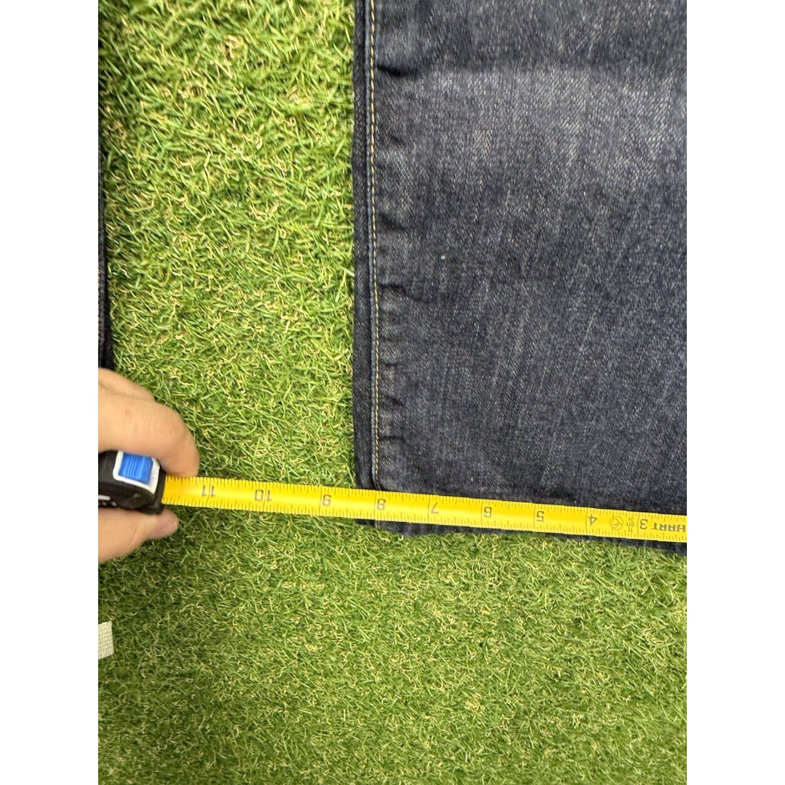 Lucky Brand Lucky Brand Jeans Men 38x30 Blue 221 Original Straight Fit Denim Jeans Regular Waist 38 Inseam 30 Solid Dark Blue Mens Jeans Size US 38 / EU 54 - 5 Thumbnail