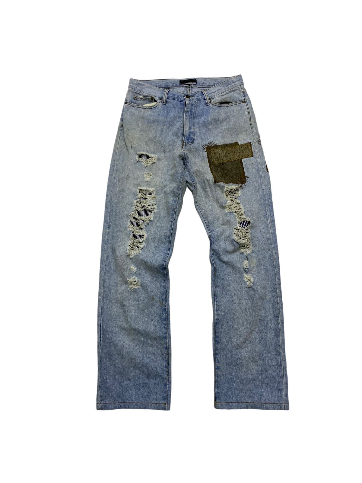 In The Attic In the attic Denim patch Work Punk Size US 30 / EU 46 - 1 Thumbnail