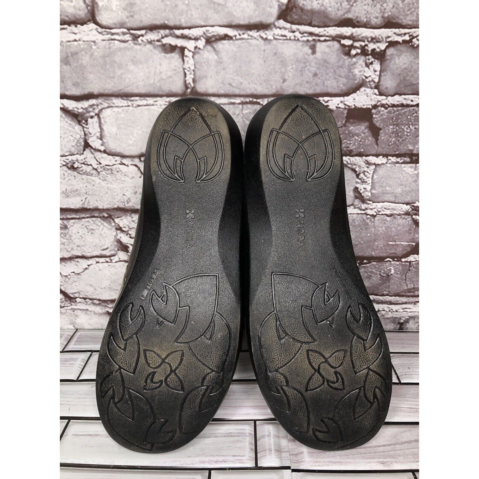 Other Ziera Bronze Leather Taupe Suede Mary Jane Comfort Shoes Wom Size US 10 / IT 40 - 7 Thumbnail