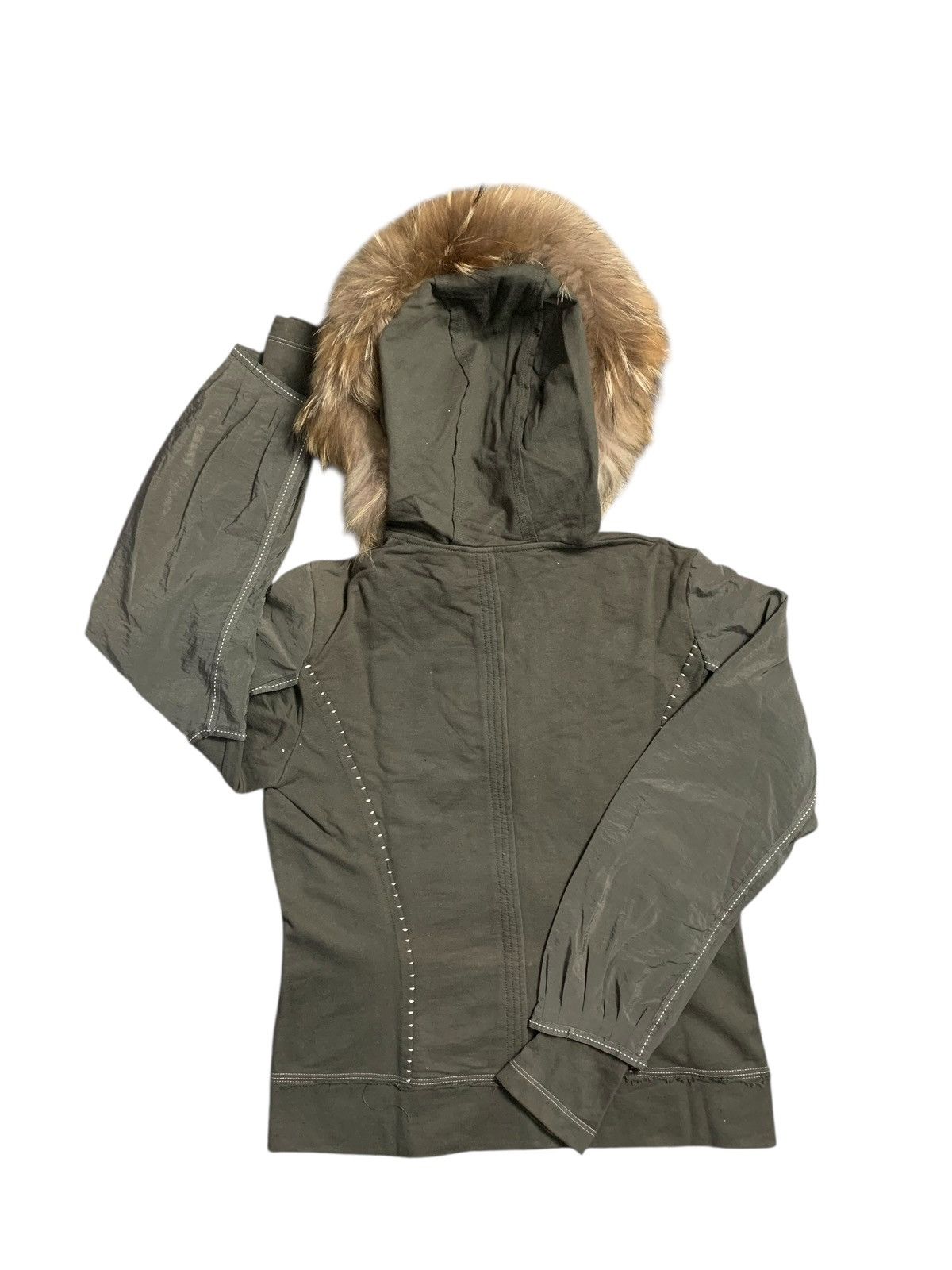 Issey Miyake VERY NICE DESIGN CHARMING FUR ZIP HOODIE ISSEY MIYAKE STYLE Size US M / EU 48-50 / 2 - 2 Thumbnail