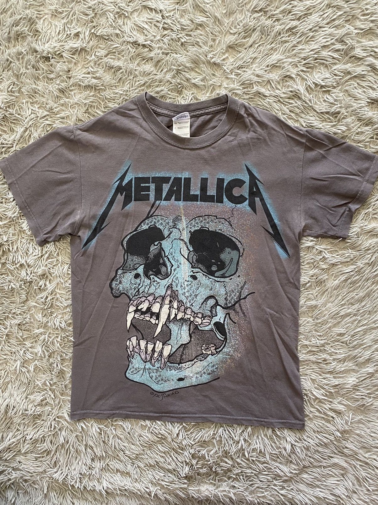 Vintage Metallica 2011 The Shortest Straw tour Skull Tee
