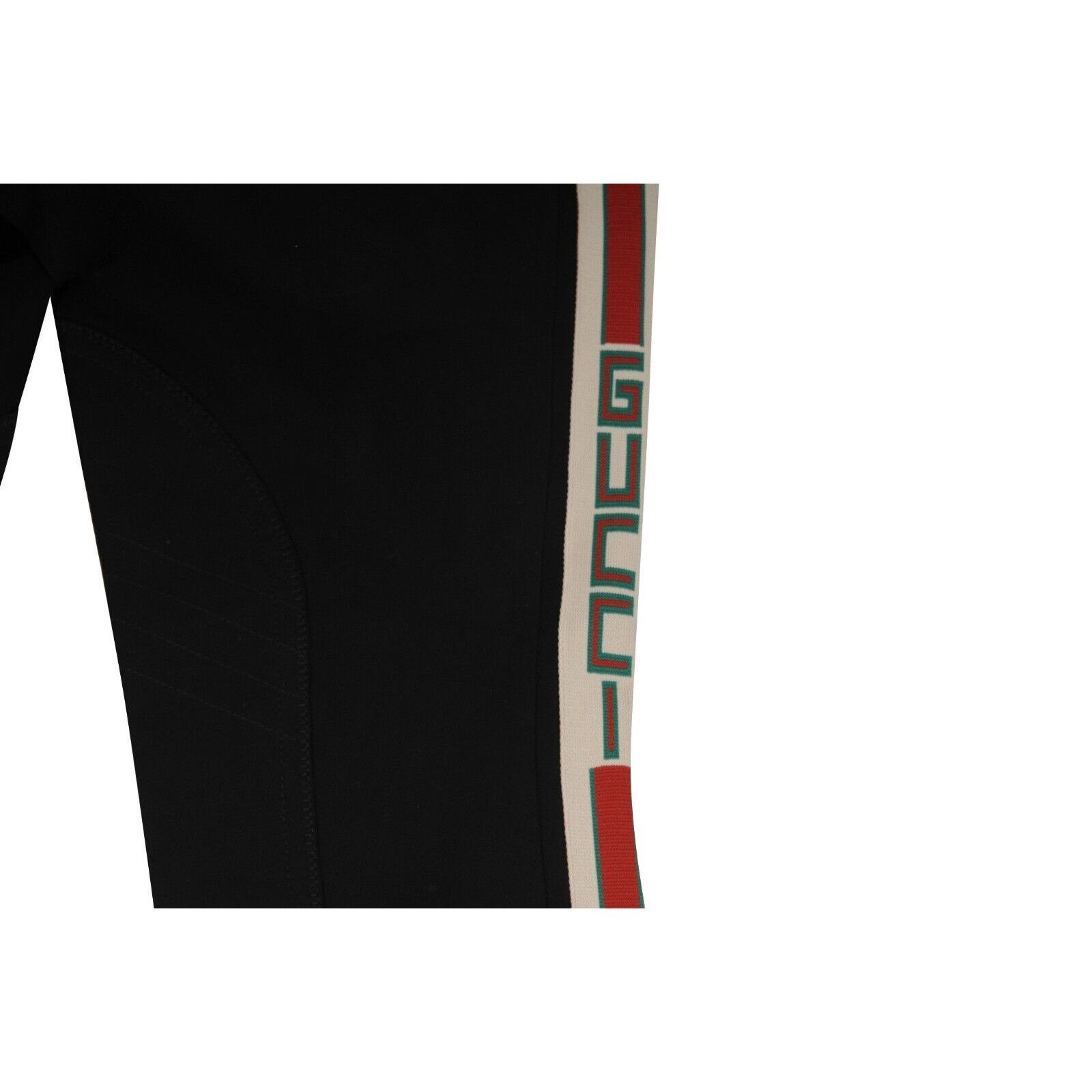 Gucci Side Stripe Logo Pants IT 50 Black Stretch Size US 34 / EU 50 - 5 Thumbnail