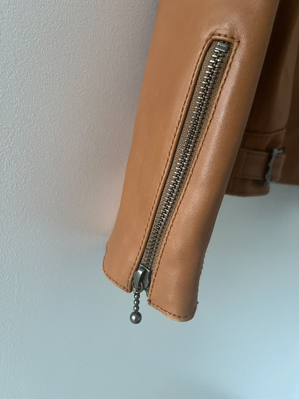 Nudie Jeans Nudie Jeans Butterscotch Leather Jacket Size US L / EU 52-54 / 3 - 5 Thumbnail
