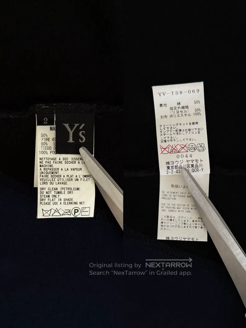 Yohji Yamamoto Yohji Yamamoto 09 SS Double layer deformation cardigan shi Size XS / US 0-2 / IT 36-38 - 6 Thumbnail