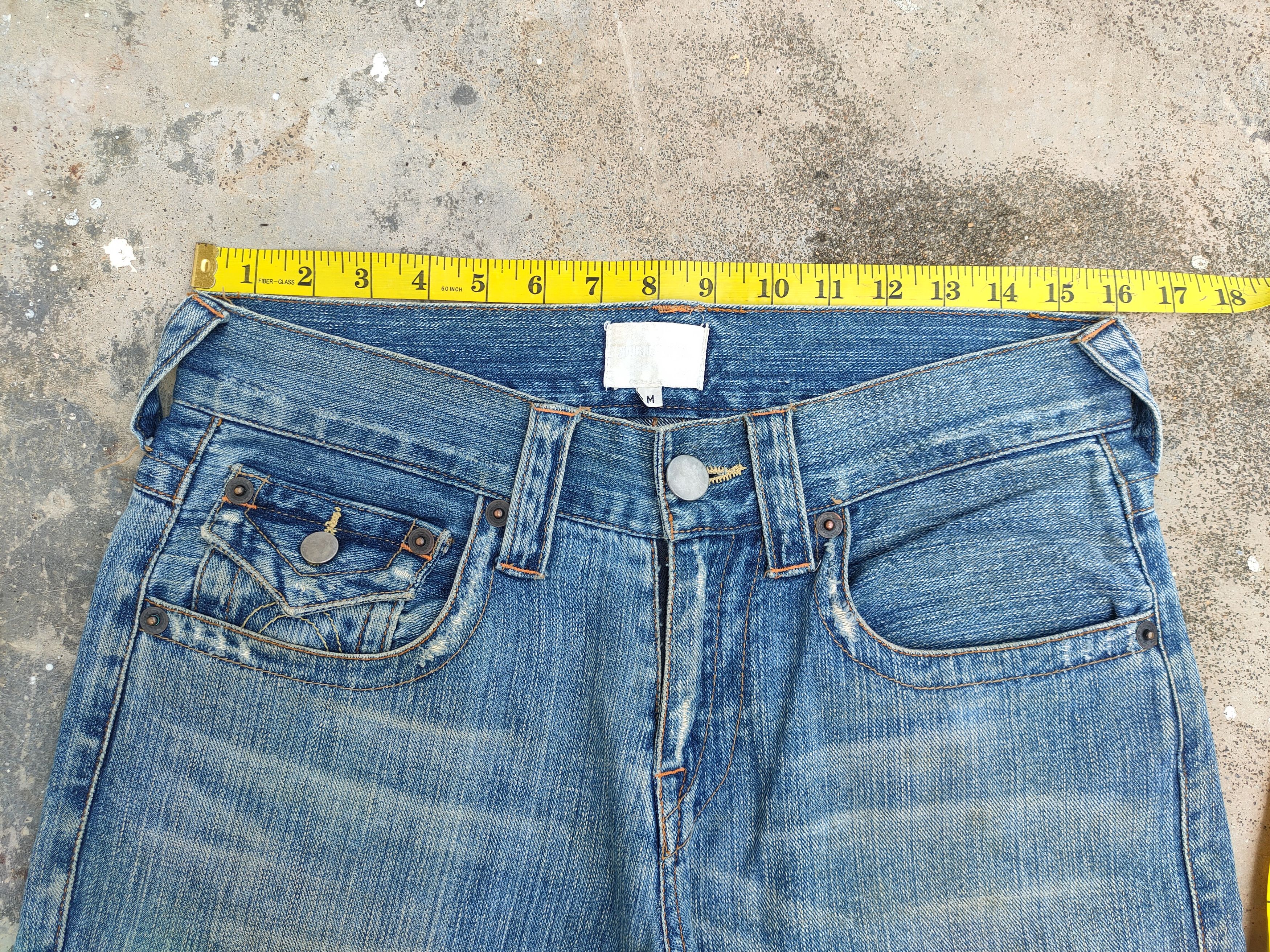 Japanese Brand FLARE VINTAGE JAPANESE FADED DISTRESSED JEANS DENIM PANTS Size US 32 / EU 48 - 6 Thumbnail