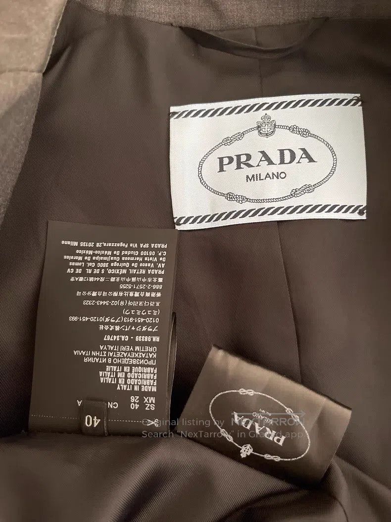 Prada Prada Bow-wrinkled long suit Size XS / US 0-2 / IT 36-38 - 4 Thumbnail