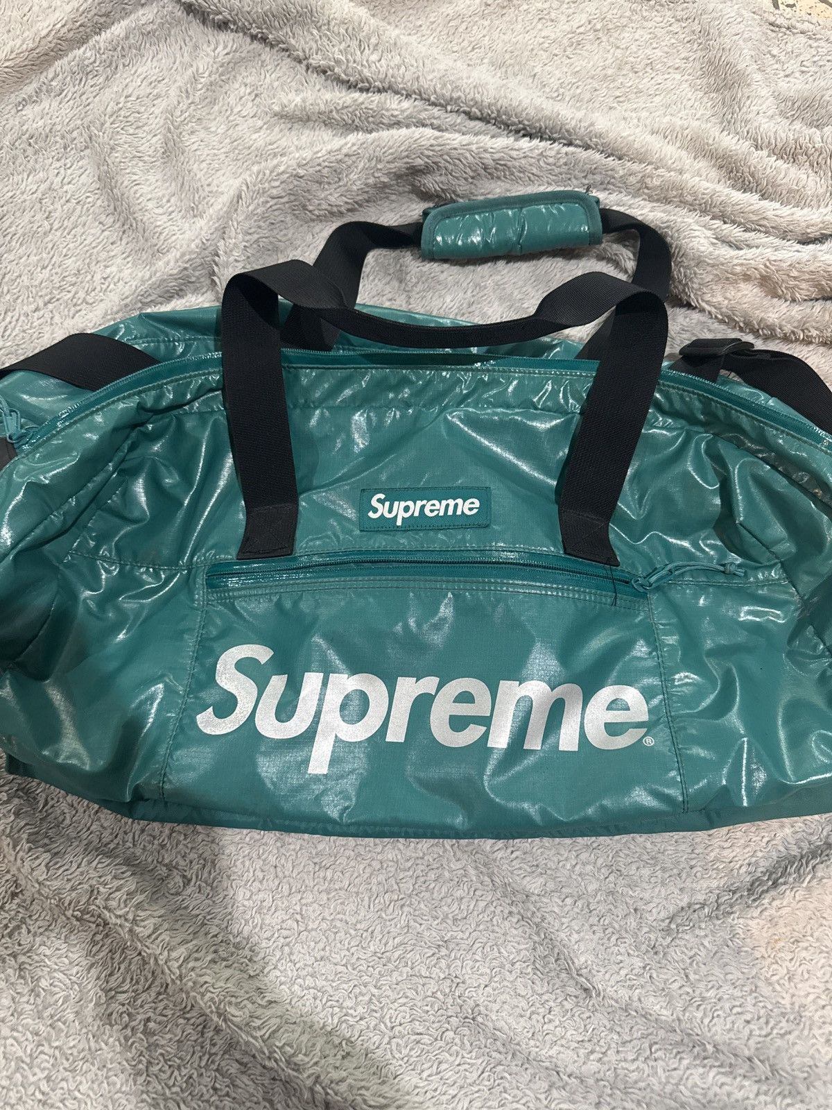 Supreme SS09 supreme x sunbrella duffle bag | Grailed