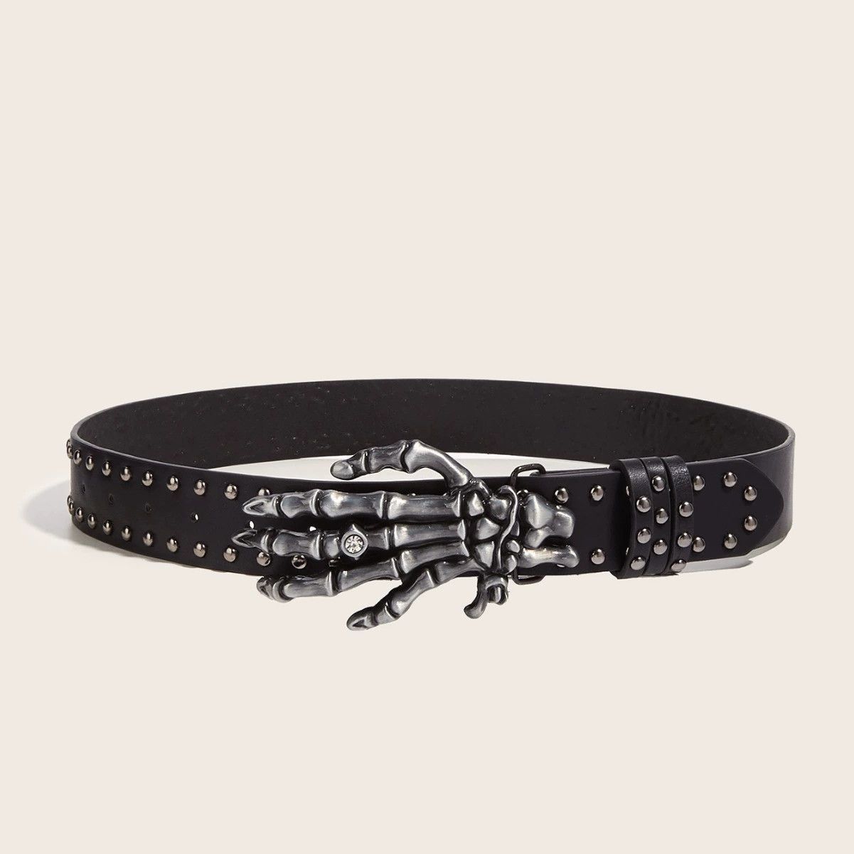 Japanese Brand Punk Skeleton Bone Belt Size 32 - 4 Thumbnail