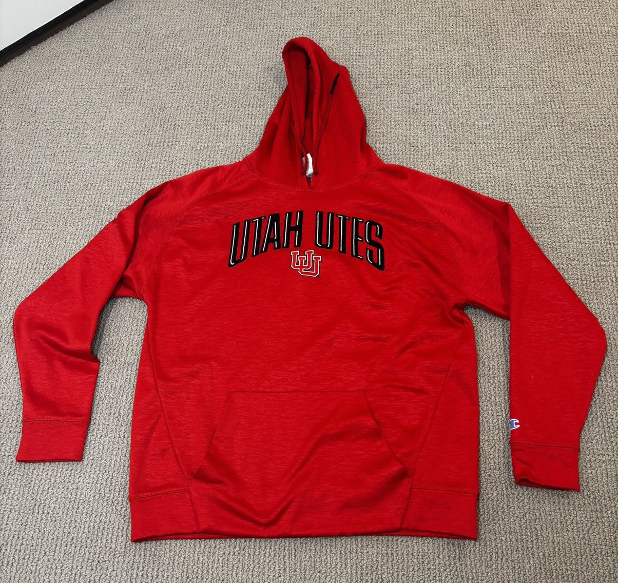 Champion Mens LG Champion Utah Utes Hoodie Size US L / EU 52-54 / 3 - 2 Thumbnail