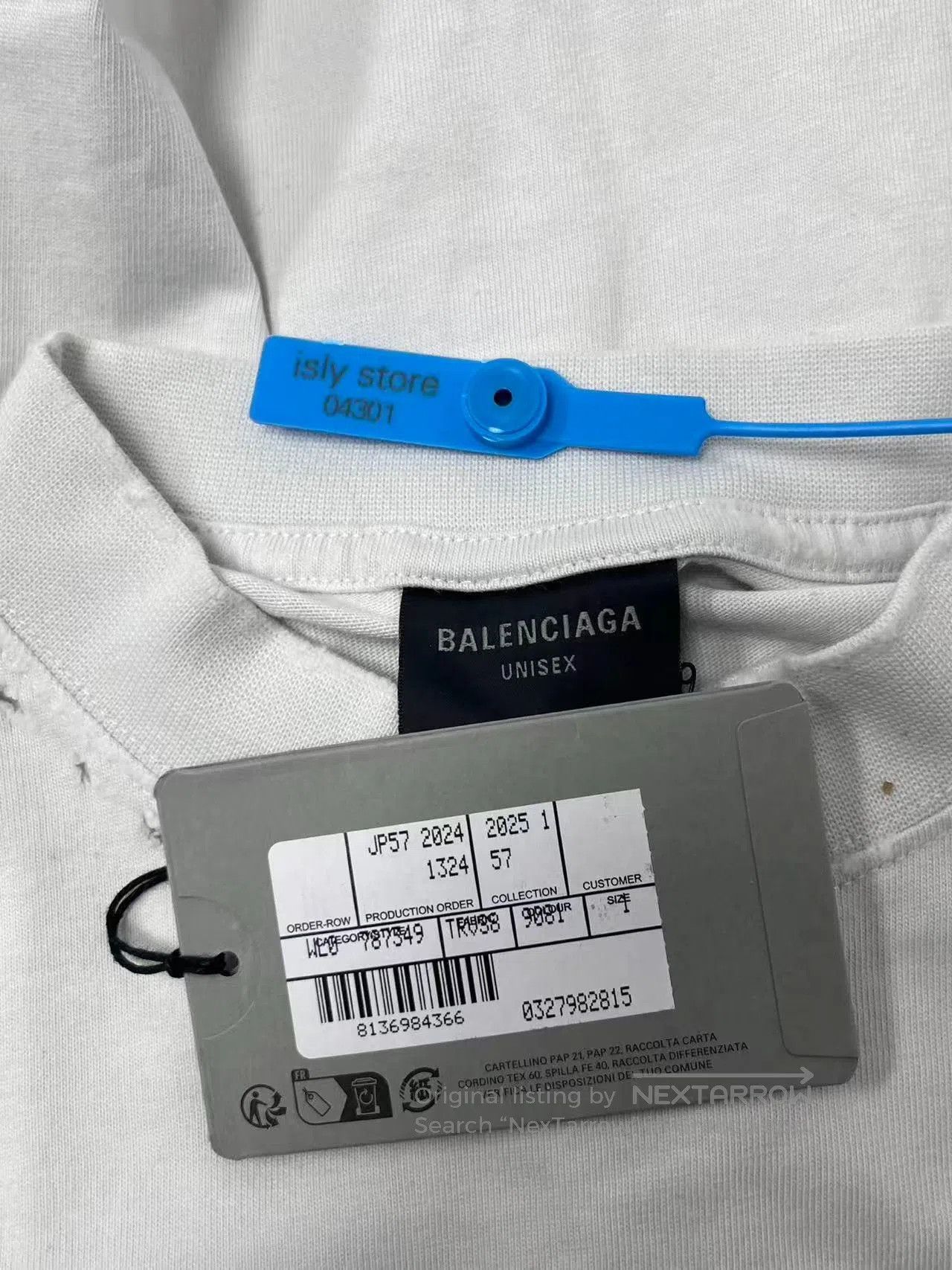 Balenciaga Balenciaga Men's Logo Print Loose T-Shirt. Size US S / EU 44-46 / 1 - 5 Thumbnail