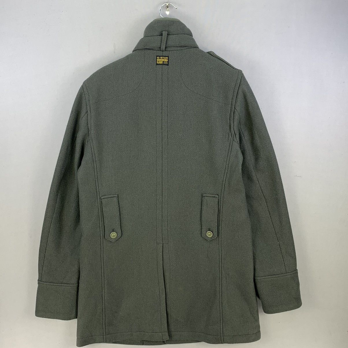 G-Star G-Star Raw Denim Wool Garber Trench Coat Jacket Size US M / EU 48-50 / 2 - 3 Thumbnail