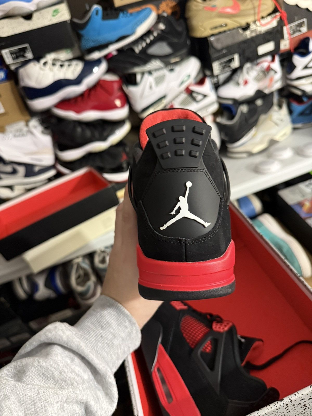Jordan Brand Jordan retro 4 red thunder sz 12 Size US 12 / EU 45 - 4 Thumbnail
