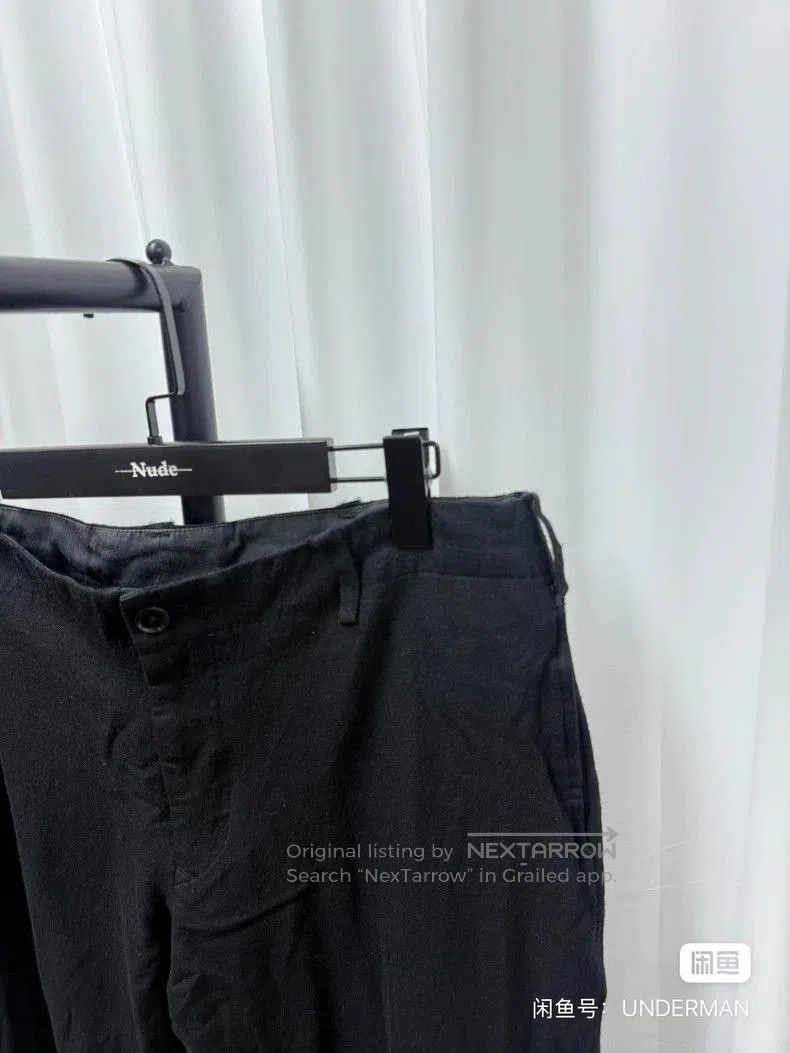 Yohji Yamamoto Yohji Yamamoto Wool Cropped Trousers. Size US 36 / EU 52 - 4 Thumbnail