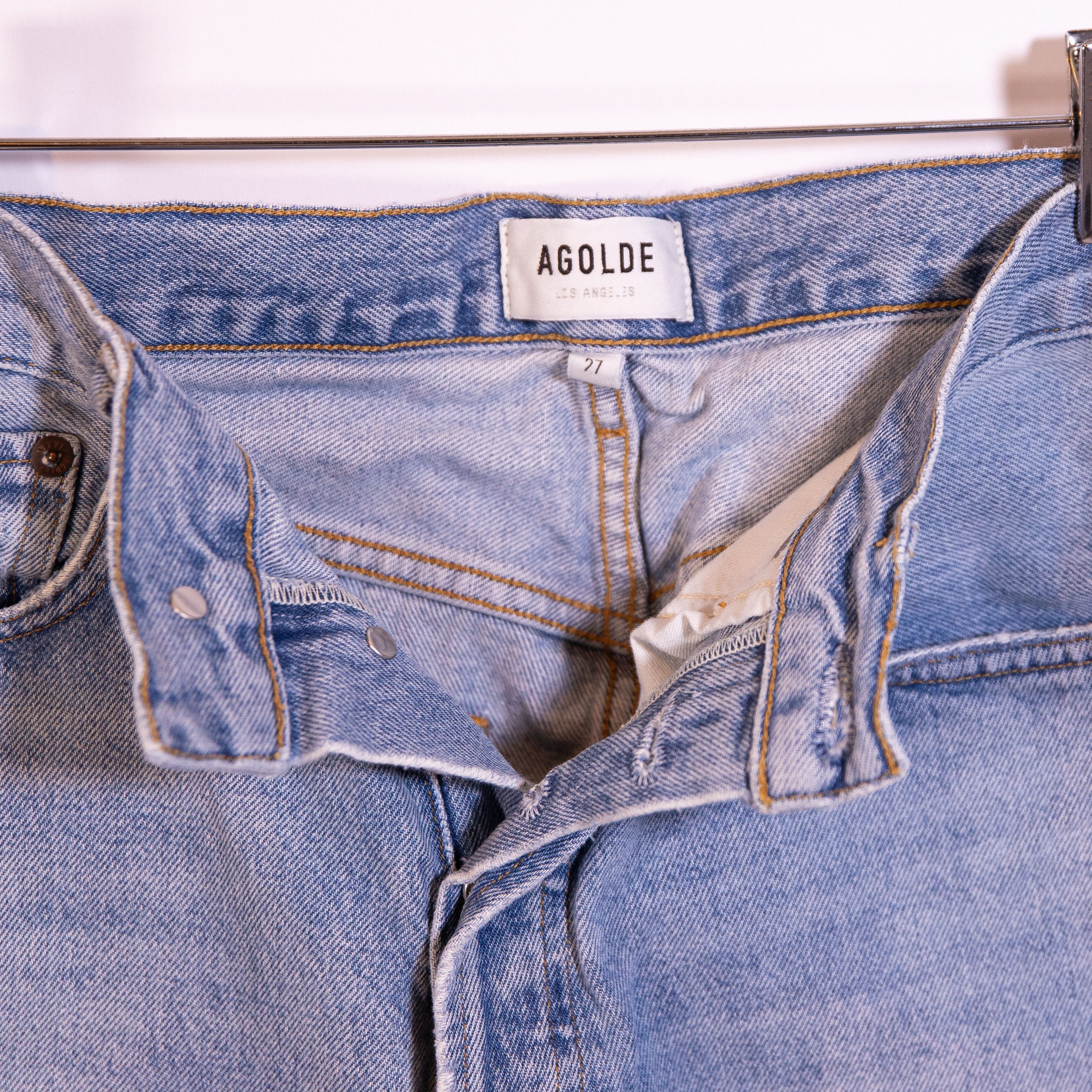 Agolde Agolde Women's 90's Pinch Waist Straight Leg Size 27" / US 4 / IT 40 - 2 Thumbnail