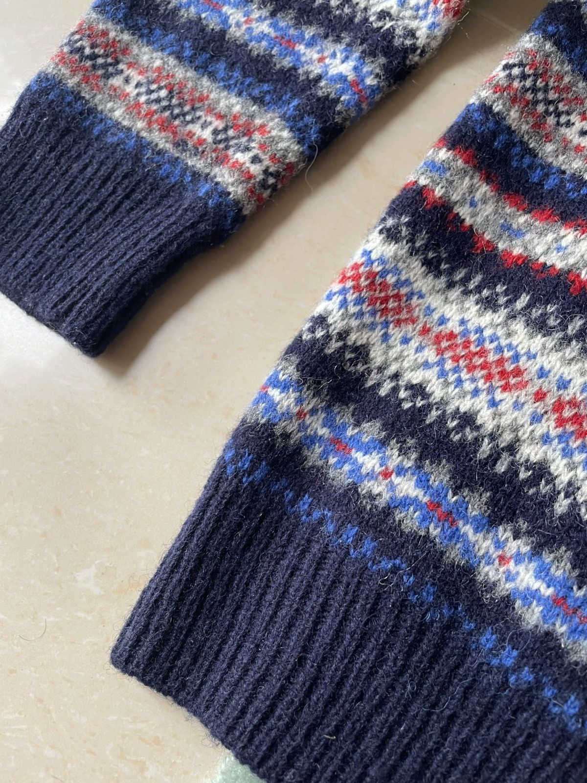 Comme des Garcons Junya Watanabe Comme des Garçons wool argyle sweater Size US S / EU 44-46 / 1 - 6 Thumbnail