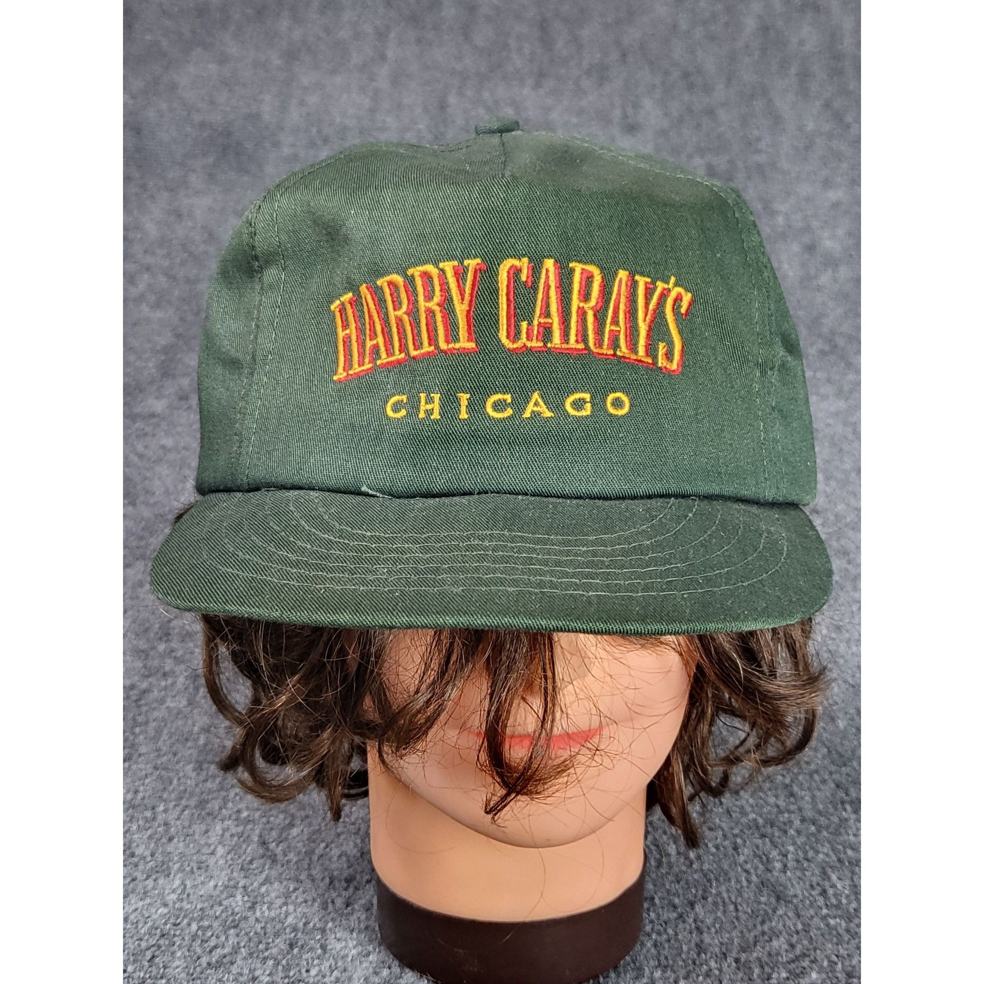 Vintage Vintage 90s Haray Caray's Chicago Snapback Green USA Casual Size ONE SIZE - 1 Thumbnail