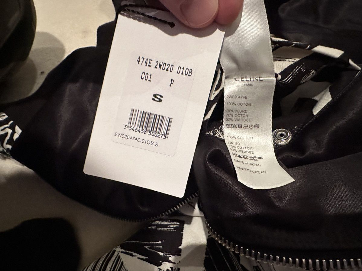 Celine SS19 Celine $3450 Marclay bomber jacket Hedi Slimane black S Size US S / EU 44-46 / 1 - 25 Thumbnail