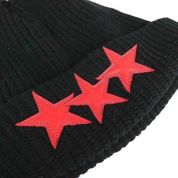 Chrome Hearts Chrome Hearts Triple Star Cashmere Beanie Size ONE SIZE - 3 Thumbnail