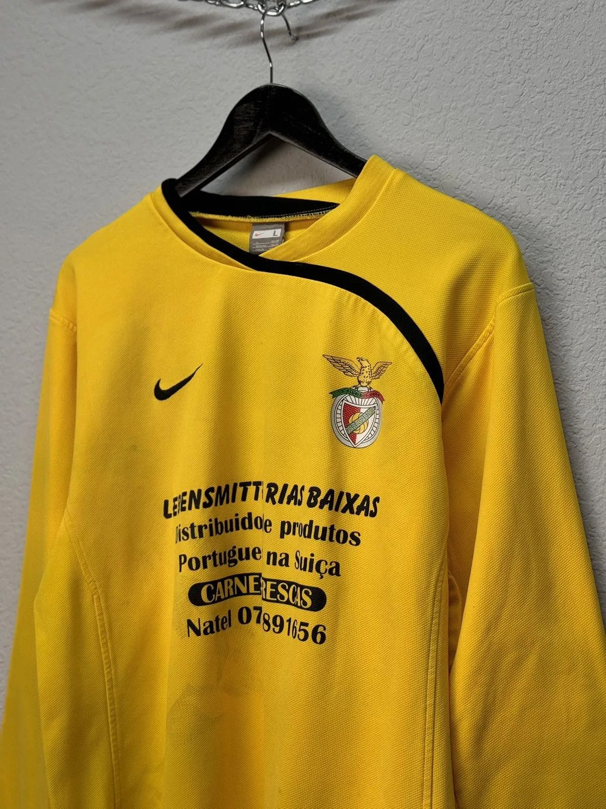 Adidas × Vintage Vintage Nike Benfica Goalkeeper shirt jersey Size US L / EU 52-54 / 3 - 2 Thumbnail