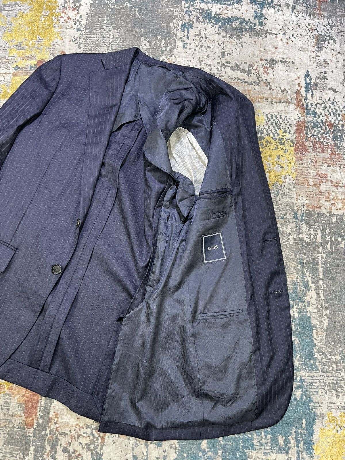 Loro Piana SHIPS x Loro Piana Pinstripes Double Slit Blazers Size US S / EU 44-46 / 1 - 11 Thumbnail
