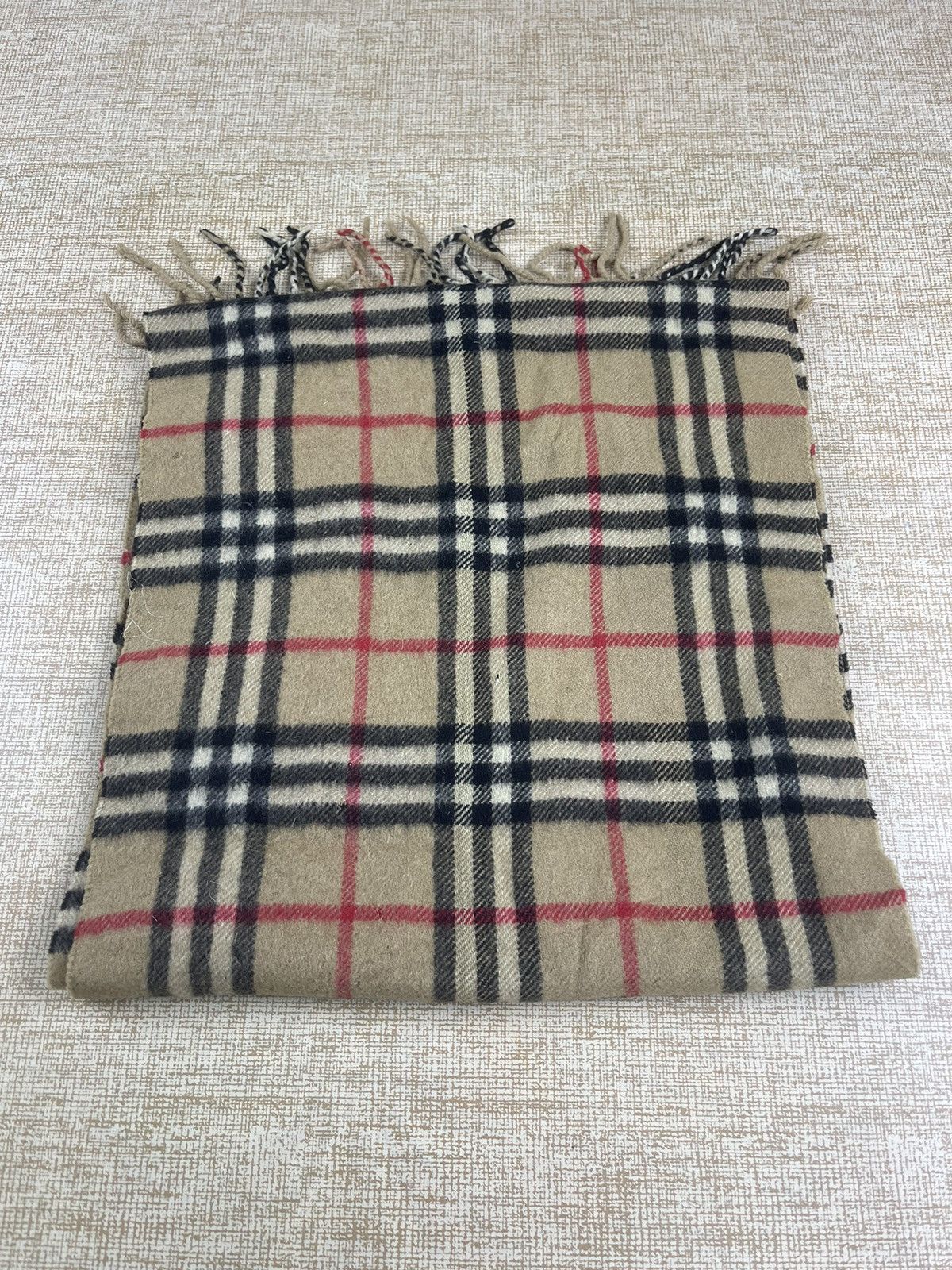 Burberry × Vintage Vintage Burberrys Cashmere Scarf / Muffler / Neckwear Size ONE SIZE - 3 Thumbnail