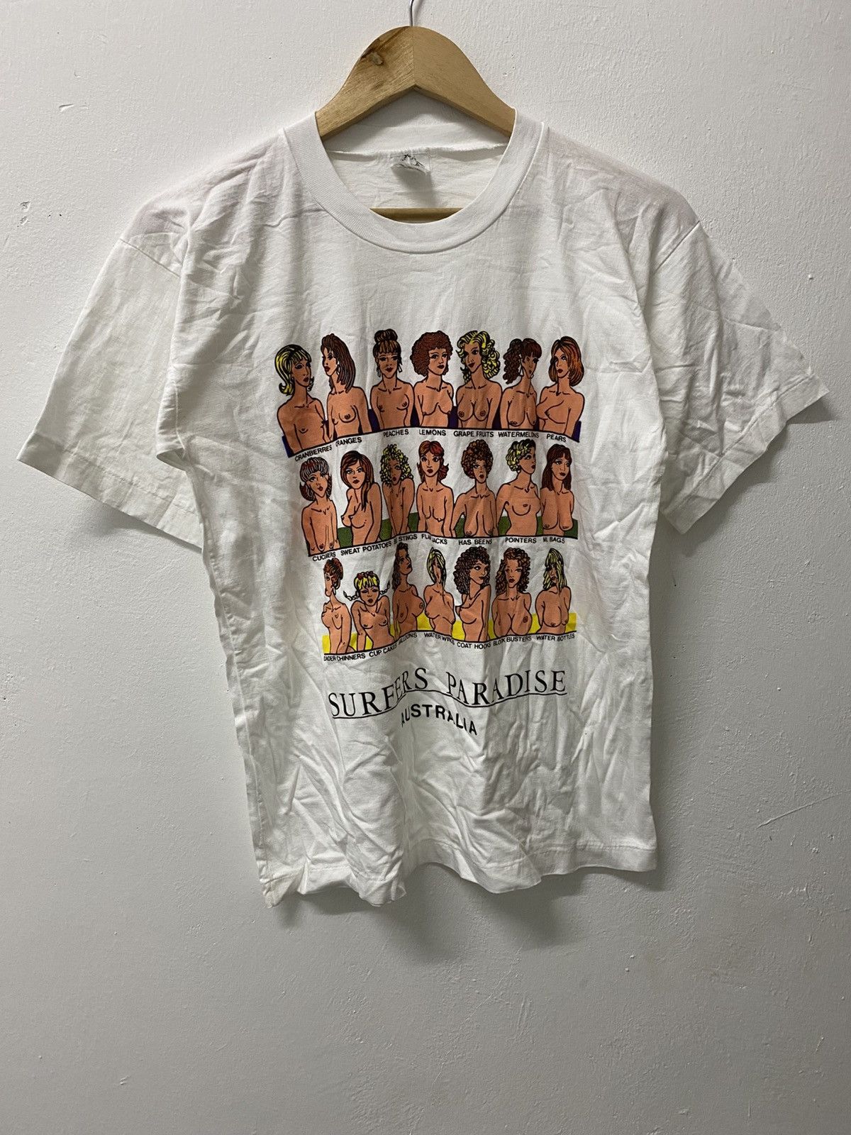 Vintage Vintage Boobs Bourbon Street New Orleans Funny Tee Size US M / EU 48-50 / 2 - 1 Thumbnail