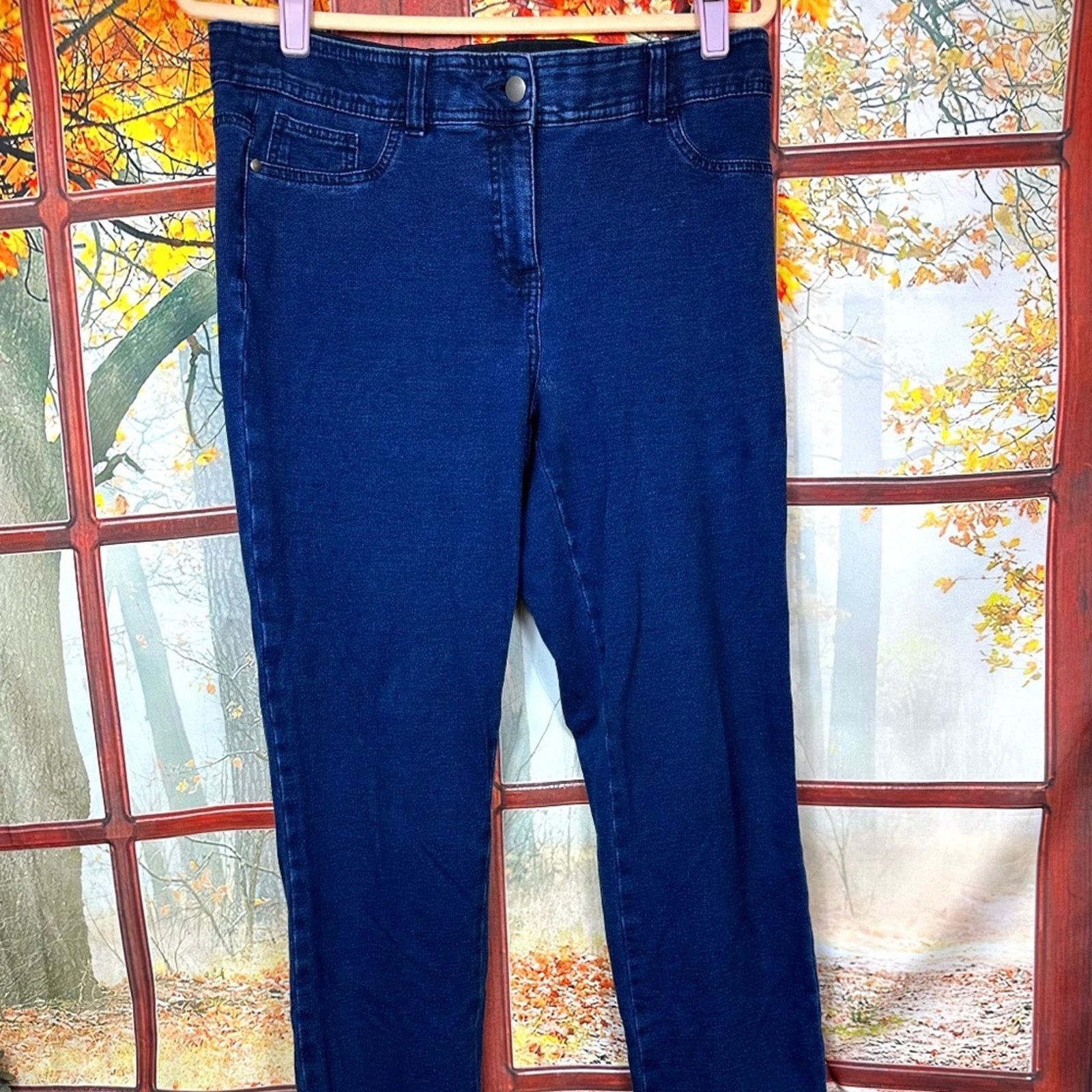 Other Style & Co High Rise Jeggings Med Blue size 10 Size 32" / US 10 / IT 46 - 5 Thumbnail