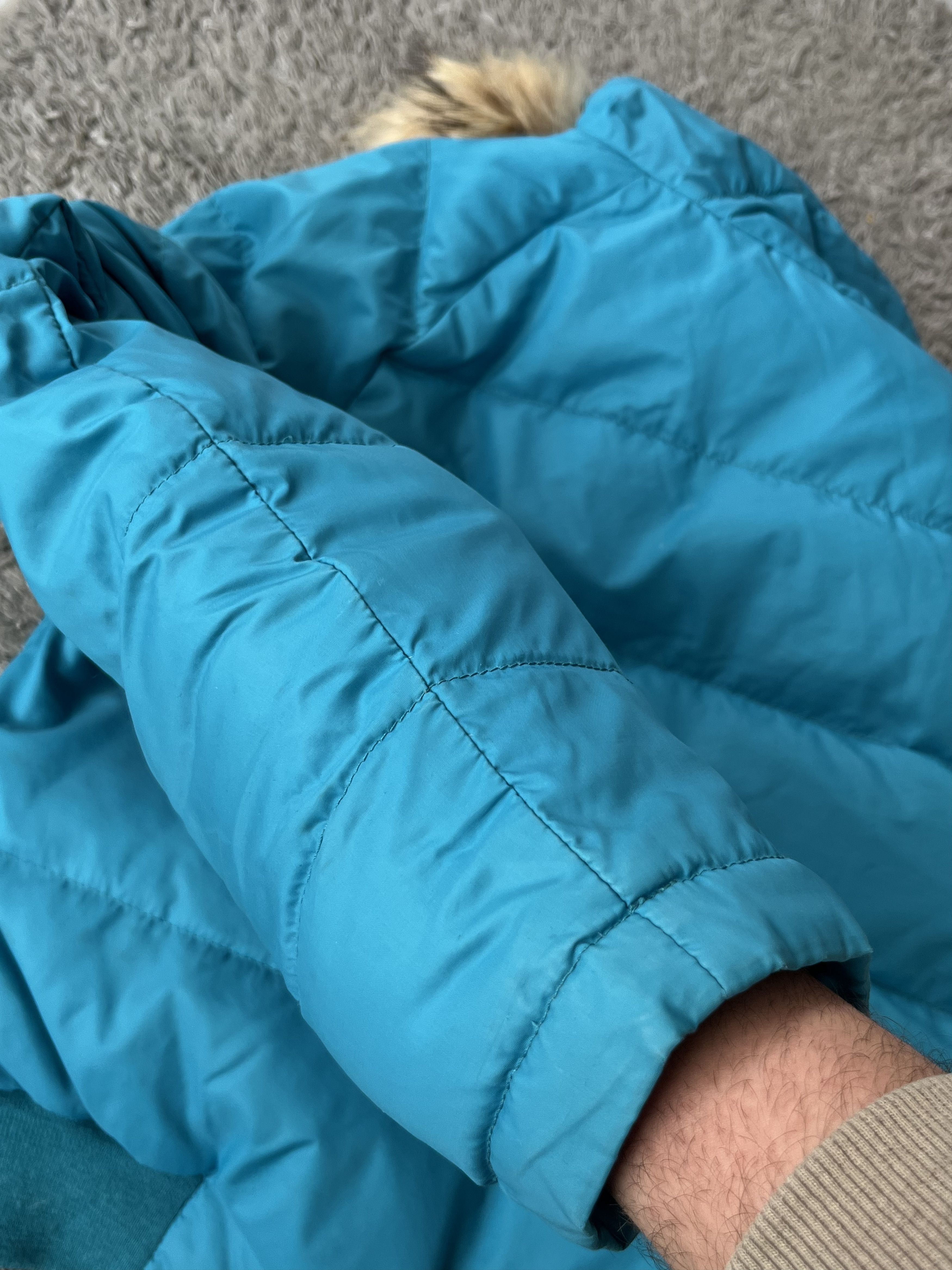 Moncler MONCLER Alpin Quilted Down Puffer Jacket Hooded Blue Color Size S / US 4 / IT 40 - 16 Thumbnail