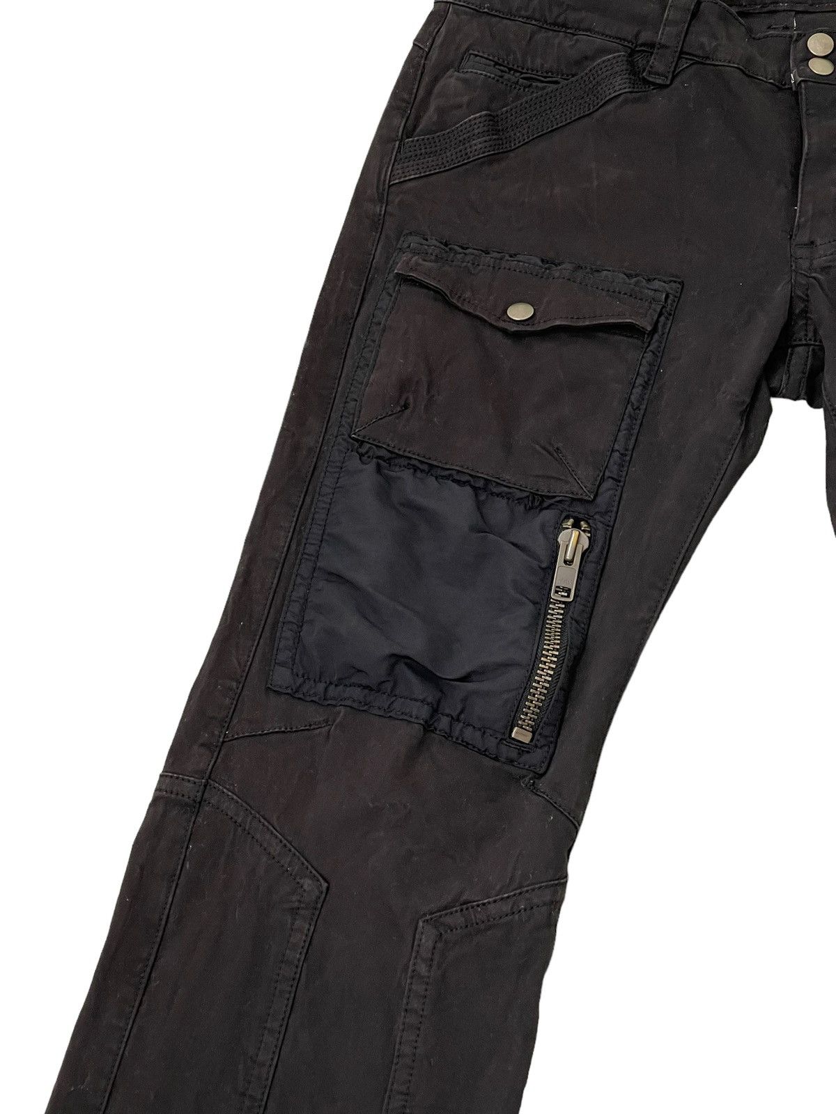 Japanese Brand Bush Pant Kenji Ito Moleskin Low Rise Straight 6🟦9 Size US 33 - 6 Thumbnail