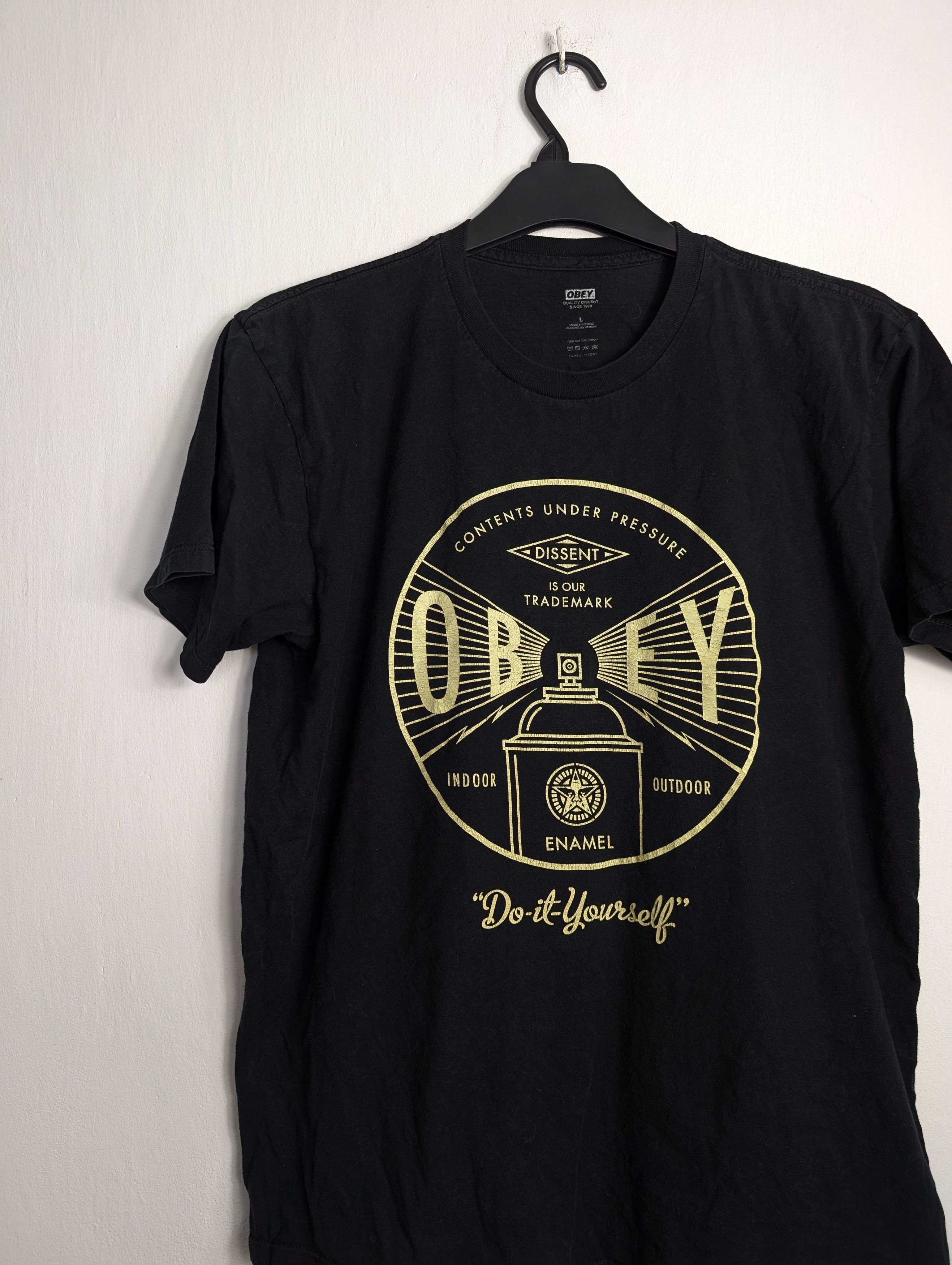 Obey Obey Skate Graphic Tee Streetwear Retro Size US L / EU 52-54 / 3 - 2 Thumbnail