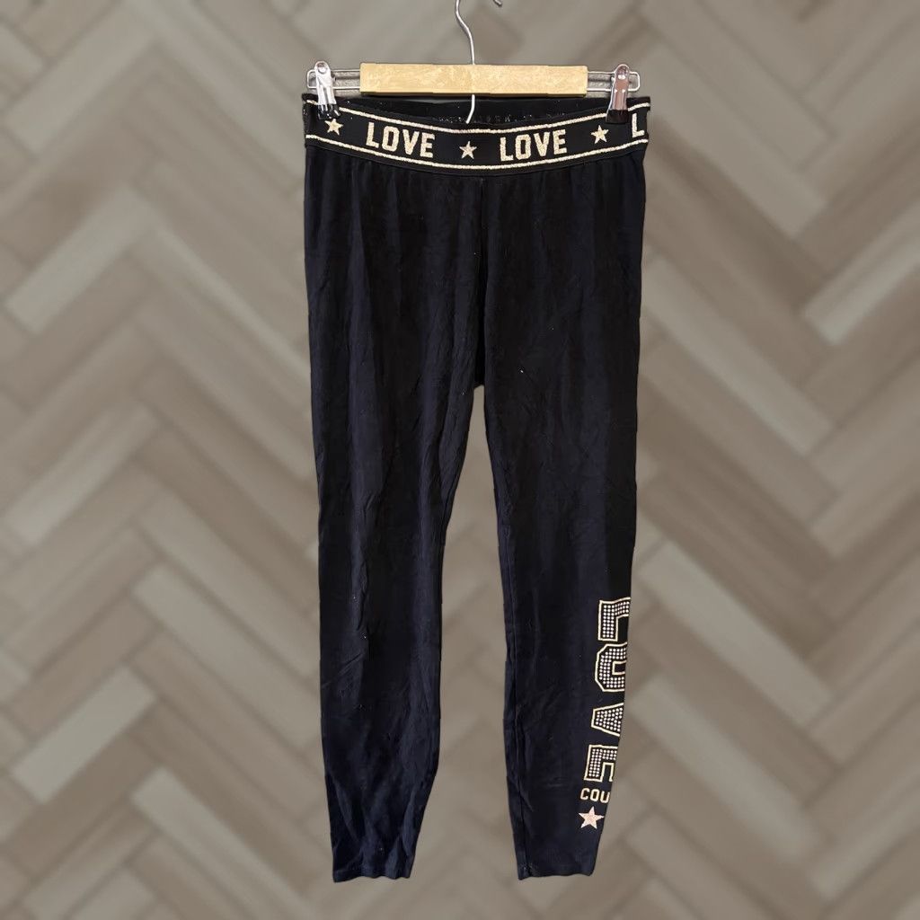 Juicy Couture Juicy Couture Womens Black Cropped Leggings Pants Size Medium Size 32" / US 10 / IT 46 - 1 Thumbnail
