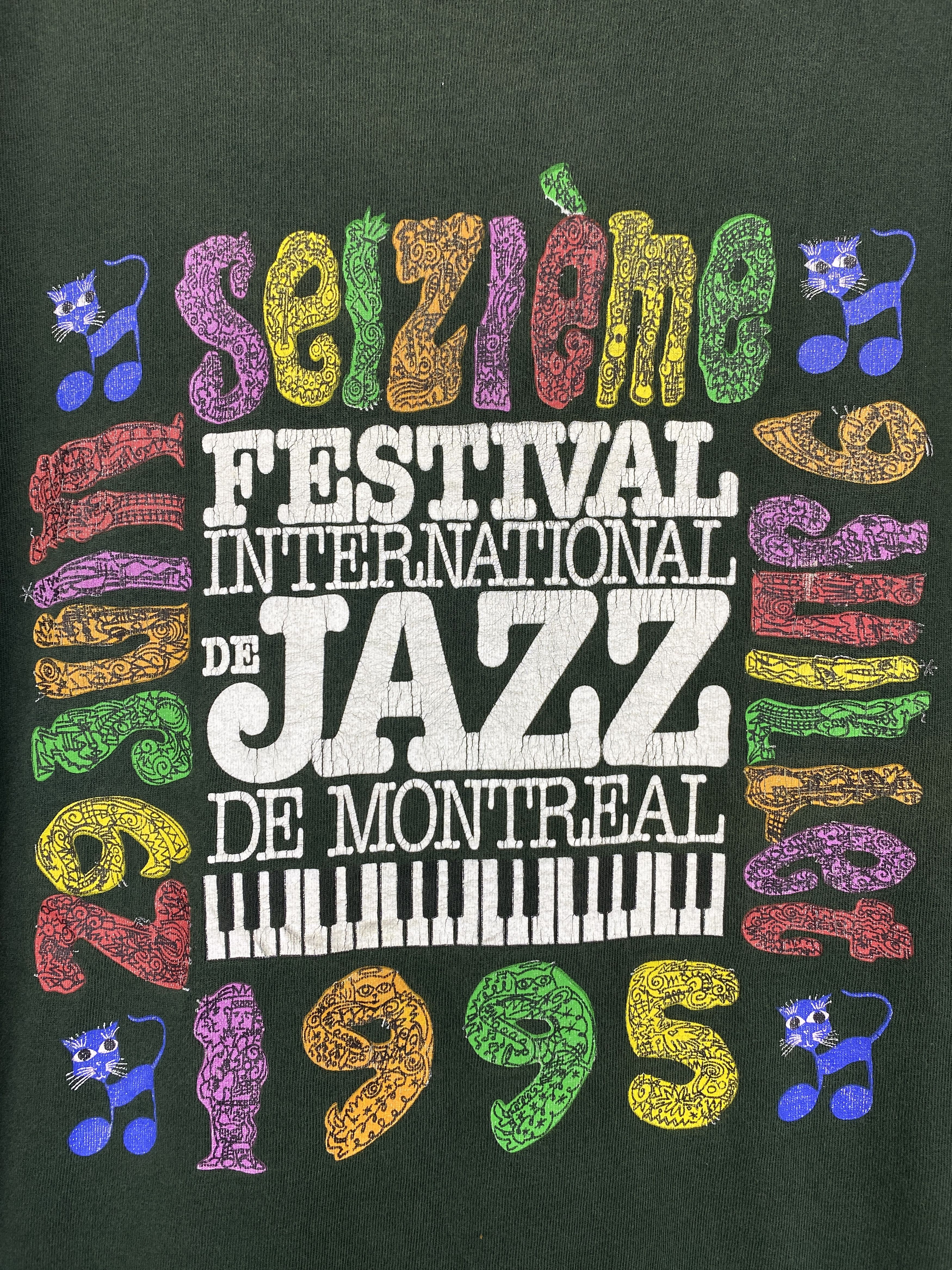 Vintage Vintage 90s Festival International De Jazz Tee TA0577 Size US XL / EU 56 / 4 - 7 Thumbnail