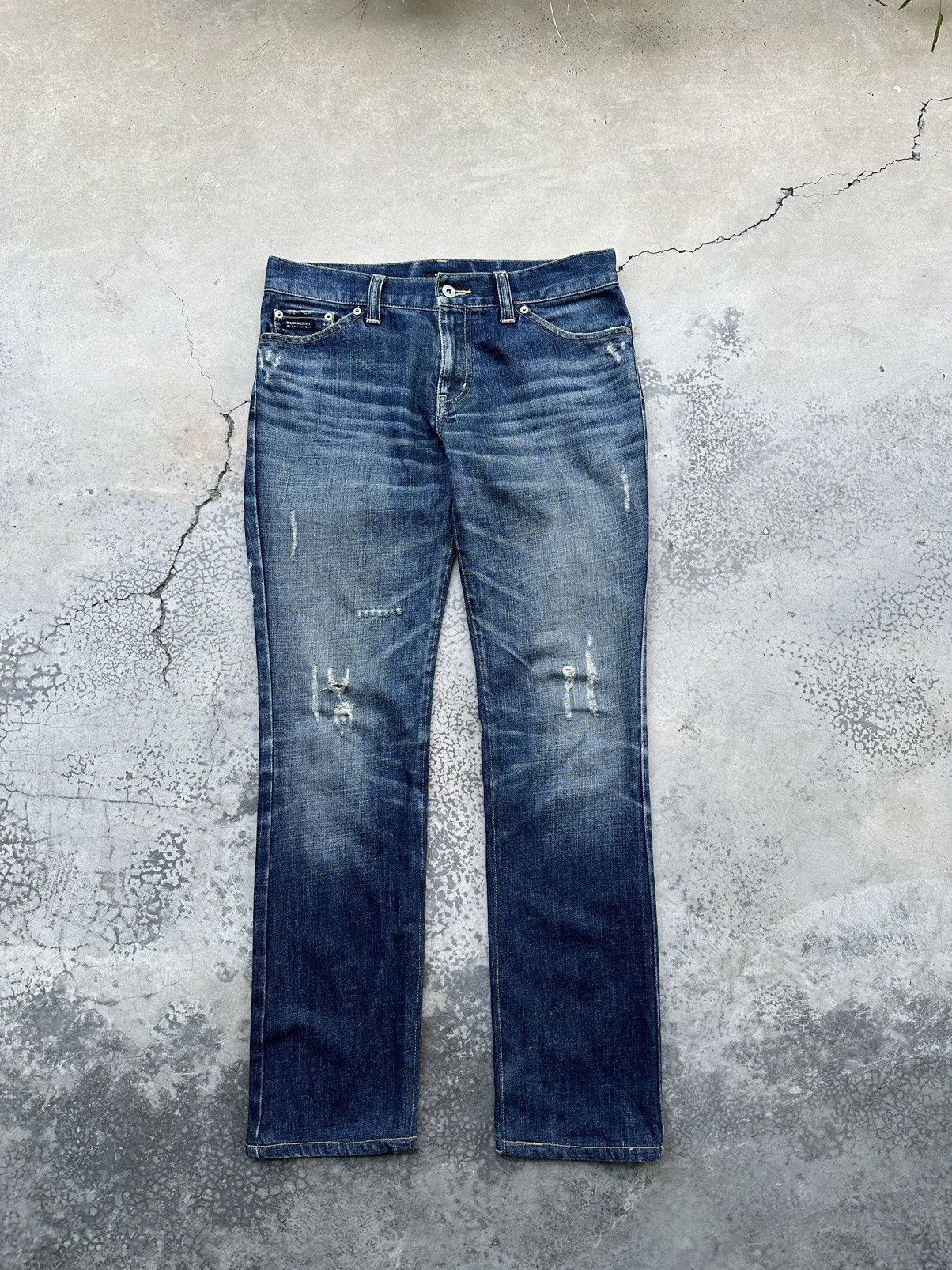Burberry 👹Burberry Black Label Straight Cut Denim Size US 30 / EU 46 - 2 Thumbnail
