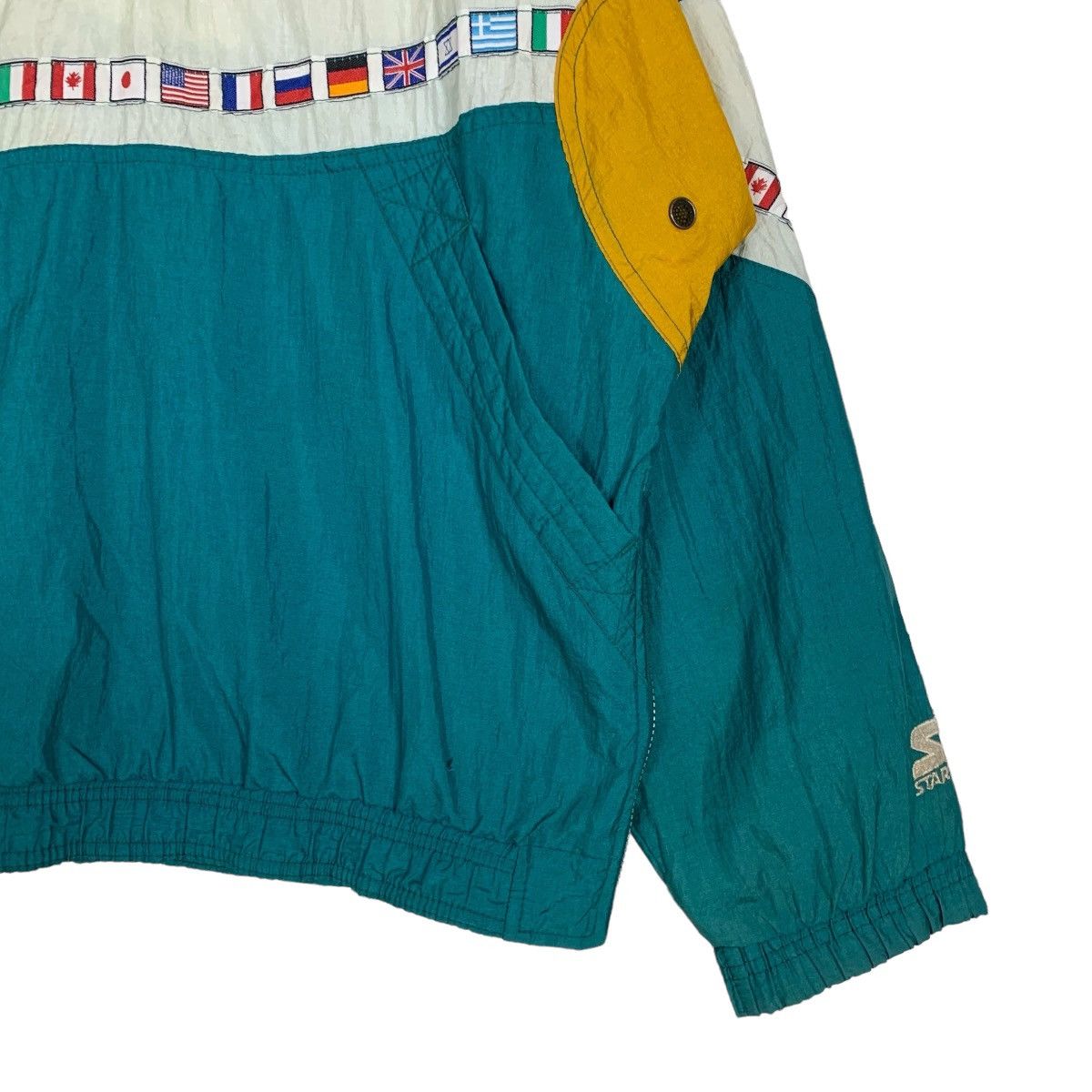 Coca Cola Vintage Starter Coca-Cola Olympic 1996 Hoodie windbreaker Size US XL / EU 56 / 4 - 3 Thumbnail