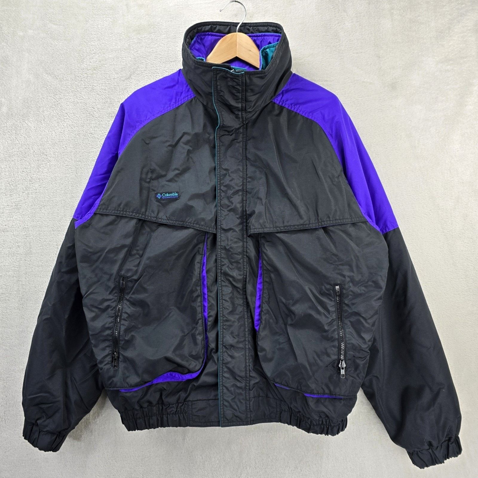 Columbia Vtg Columbia Powder Keg Jacket XL Removable Liner 3 in 1 90s Size US XL / EU 56 / 4 - 1 Thumbnail