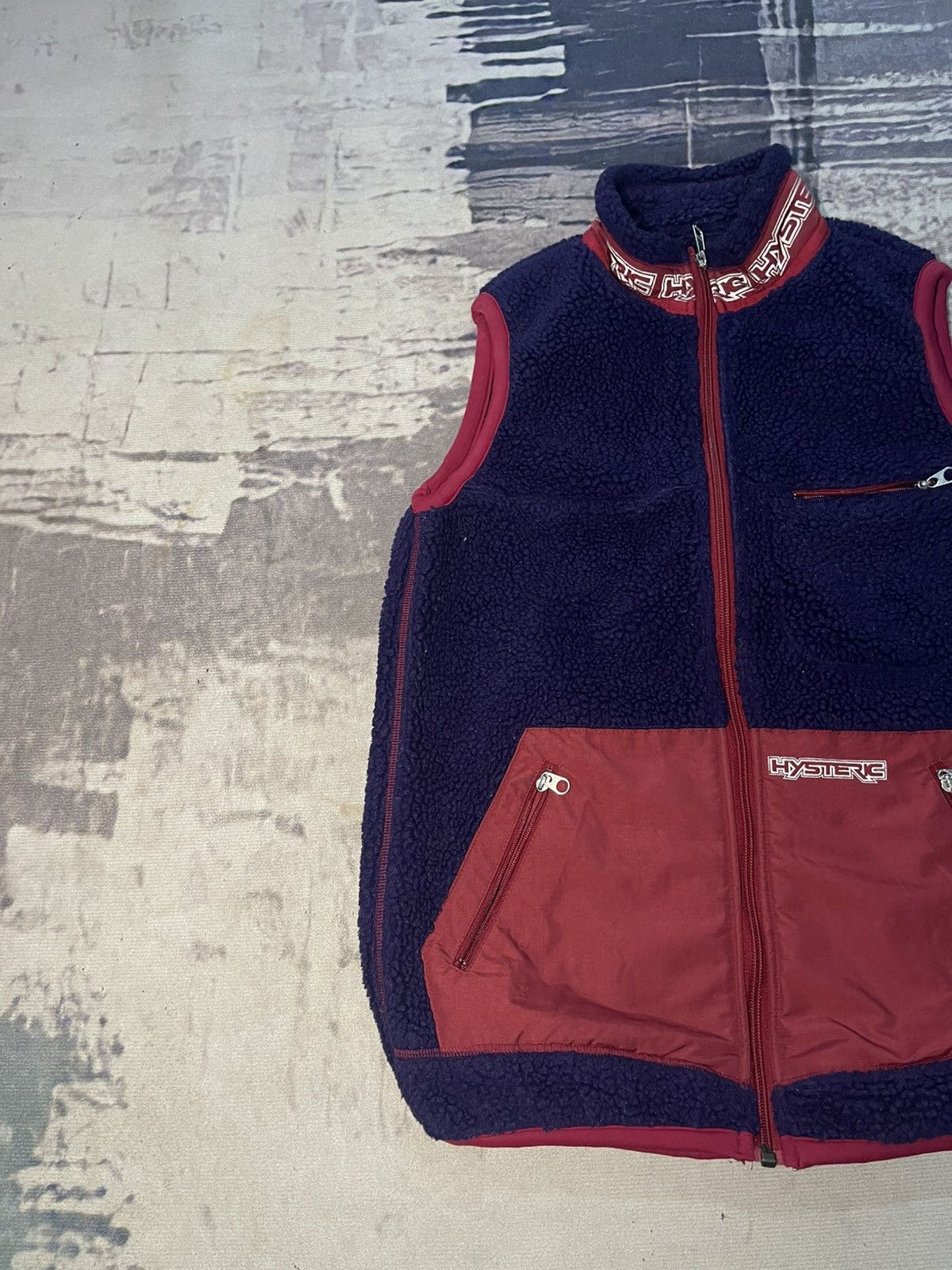 Hysteric Glamour 90s HYSTERIC GLAMOUR POCKET FLEECE VEST Size US S / EU 44-46 / 1 - 3 Thumbnail