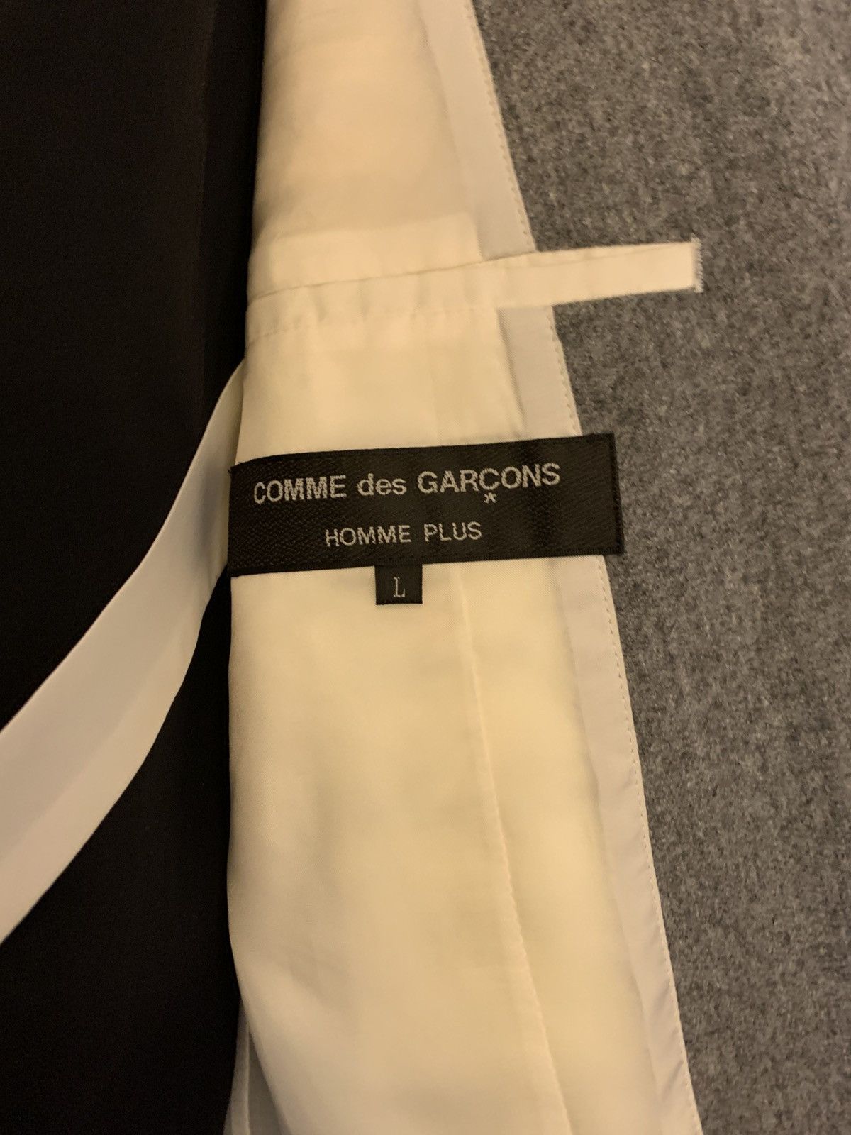 Comme des Garcons Homme Plus Double breasted grey wool jacket size L Size 40L - 2 Thumbnail