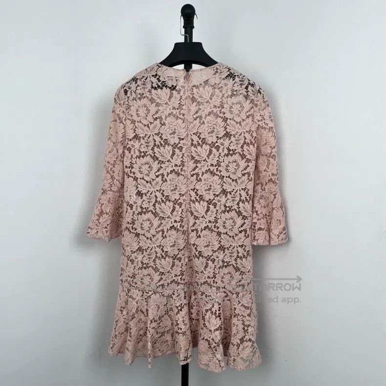 Valentino Classic pink lace dress - veloxcontactcenter.com.br