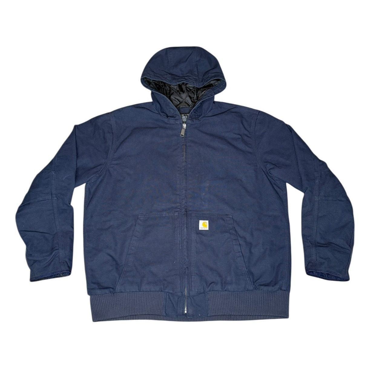 Carhartt × Vintage Vintage Carhartt J130 Hooded Jacket Quilt Lined Size US XL / EU 56 / 4 - 1 Thumbnail