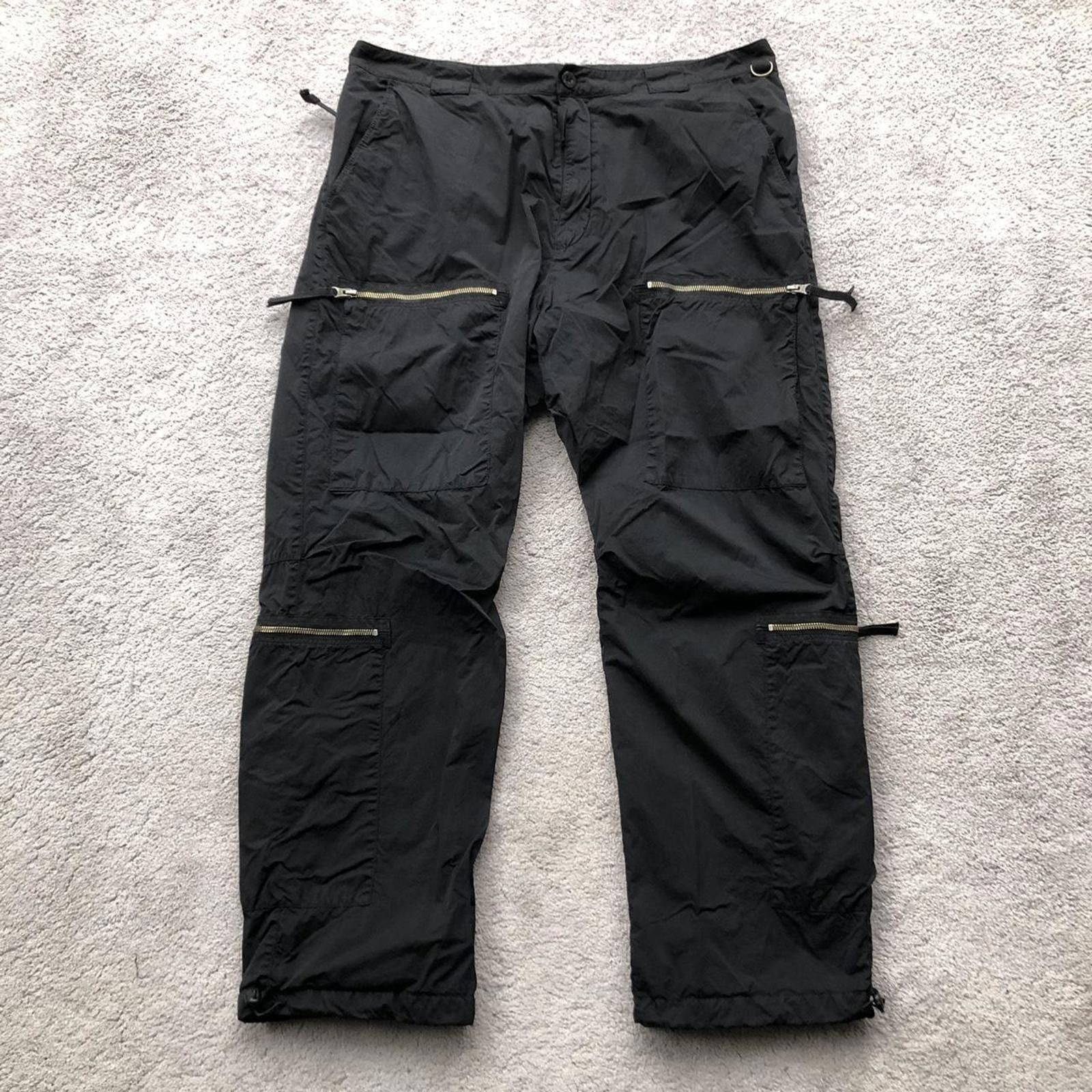 C.P. Company CP Company Garment Dyed Micro Reps Nylon Track Pants Cargo Size US 34 / EU 50 - 1 Thumbnail