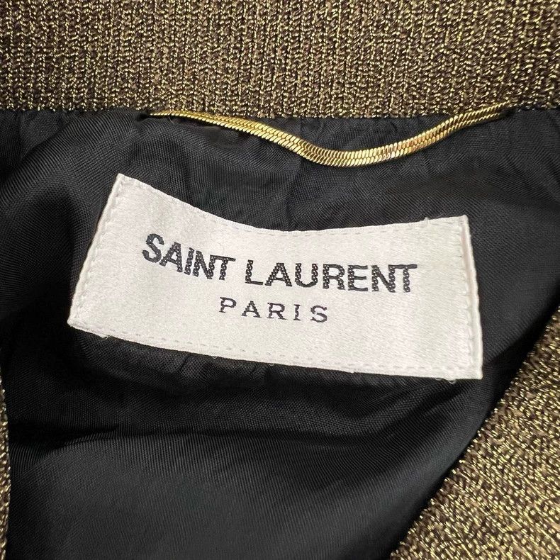 Saint Laurent Paris saint Laurent parisGold Thread Coconut Tree Jacket 2503-Ne Size XS / US 0-2 / IT 36-38 - 3 Thumbnail
