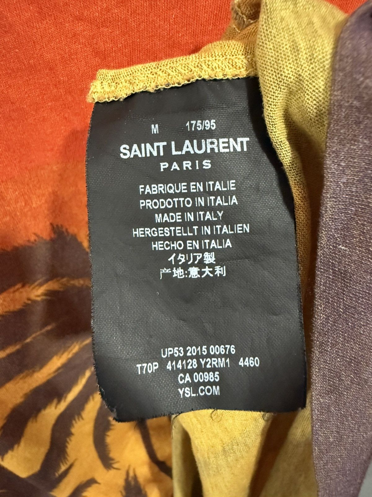 Hedi Slimane Saint Laurent palm tree shirt ss16 Size US M / EU 48-50 / 2 - 4 Thumbnail