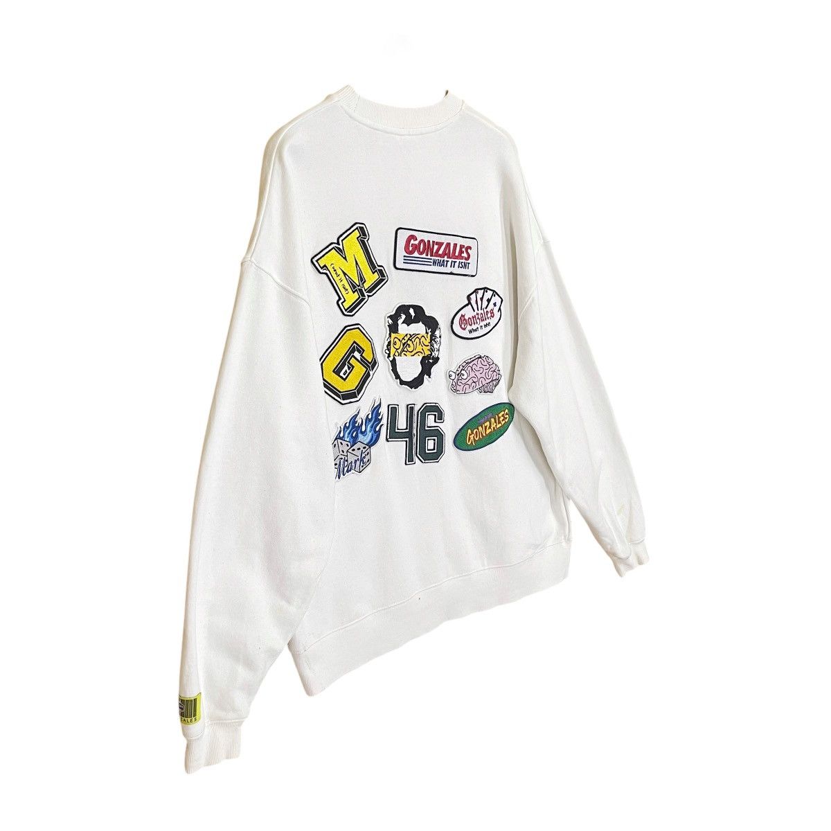 Japanese Brand Mark Gonzales Big Logo Crewneck Sweatshirt Size L Size US L / EU 52-54 / 3 - 2 Thumbnail