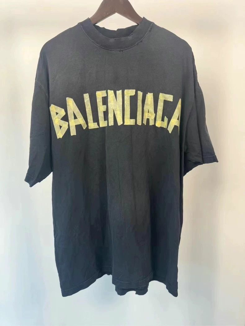 Balenciaga popular short sleeved adhesive tape-2506