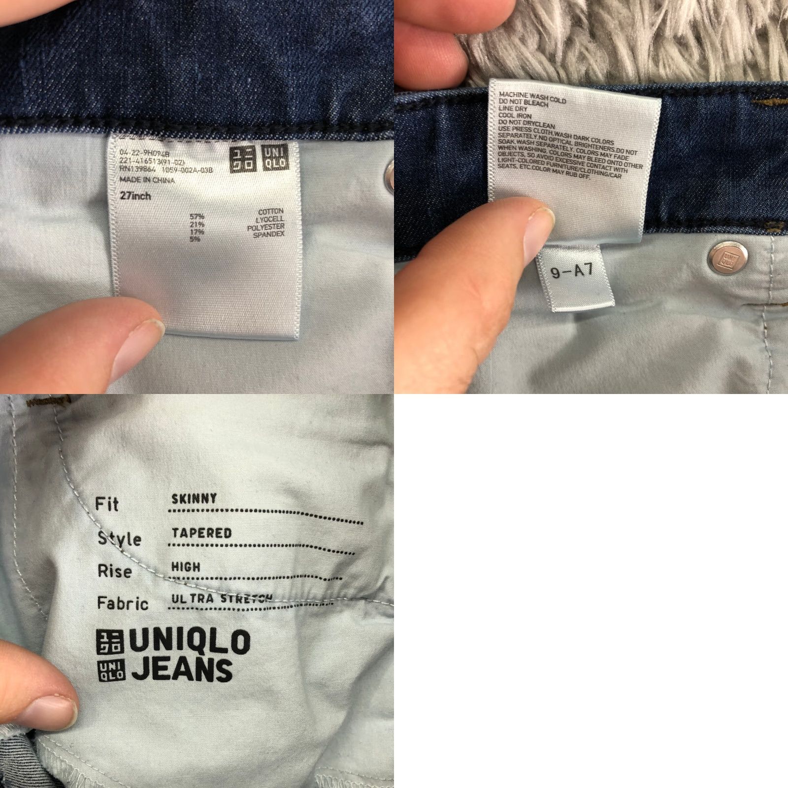 Uniqlo Uniqlo Jeans Womens 27 Mid Rise Medium Wash Blue Denim 5-Pocket Regular Fit Pants Boys? no. Size 27" / US 4 / IT 40 - 8 Thumbnail