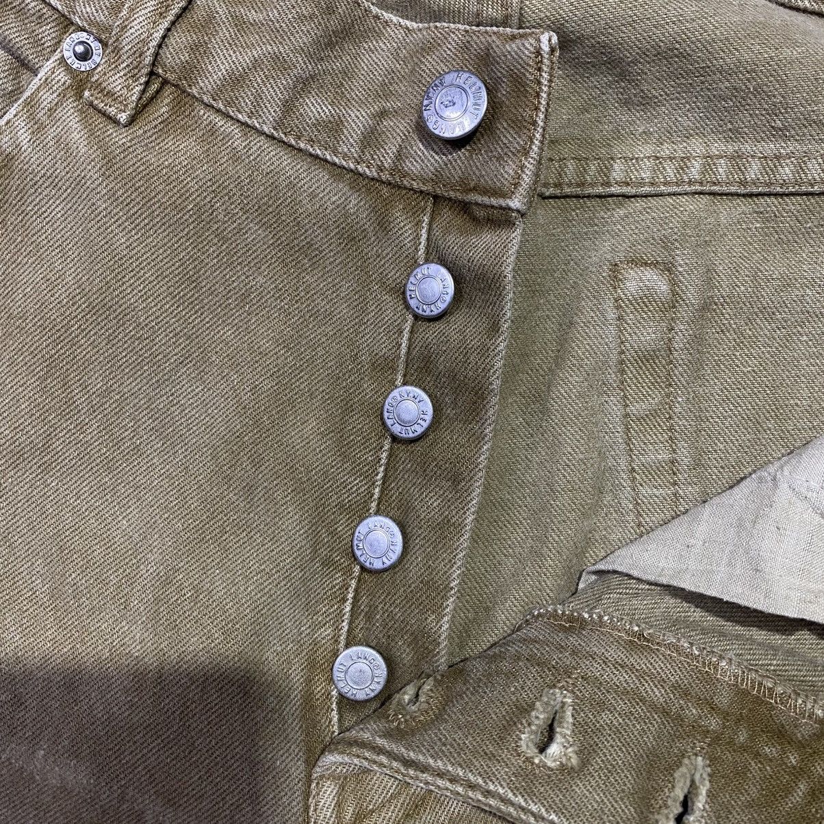 Helmut Lang HELMUT LANG SAND VINTAGE STAINED DENIM CLASSIC CUT Size US 31 - 7 Thumbnail