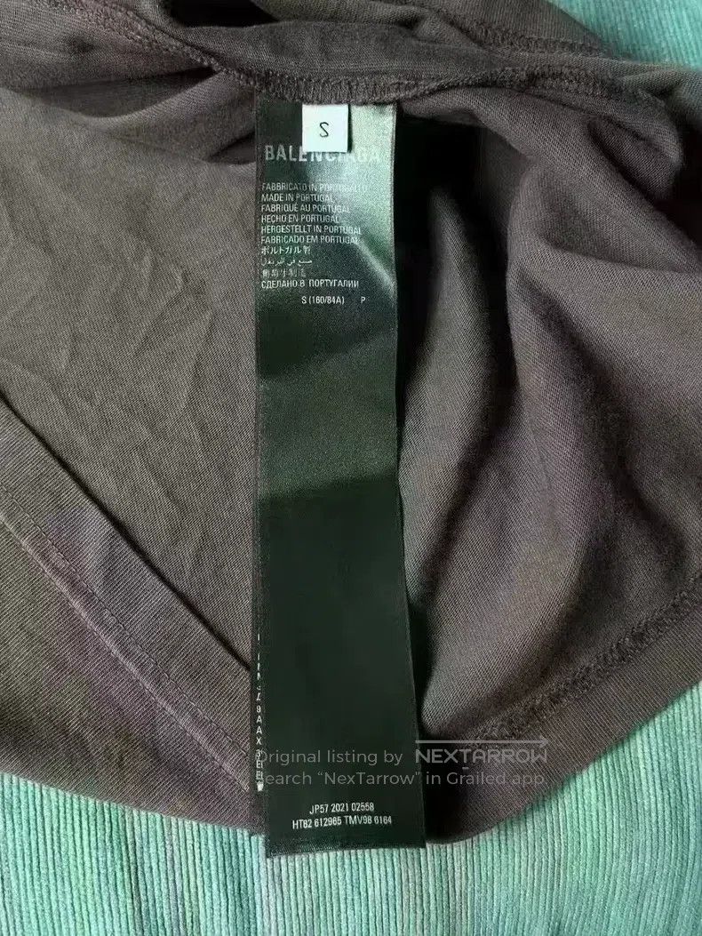 Balenciaga Balenciaga Purple Crackle Wheat Pattern Short Sleeve Size US S / EU 44-46 / 1 - 3 Thumbnail