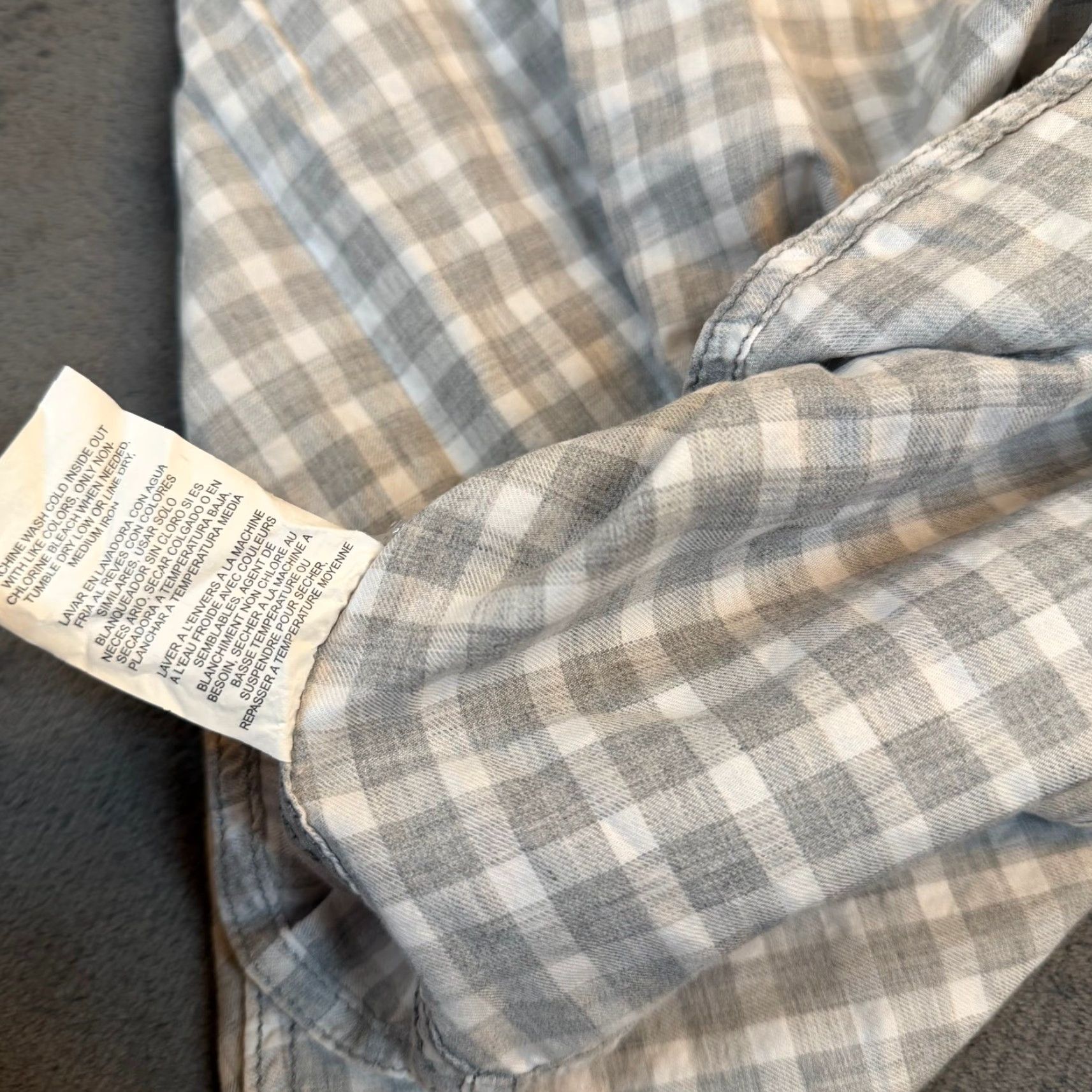 Wrangler VINTAGE Wrangler Retro Premium Grey White Gingham Western Pearl Snap Shirt Men Large NWT Size US L / EU 52-54 / 3 - 7 Thumbnail